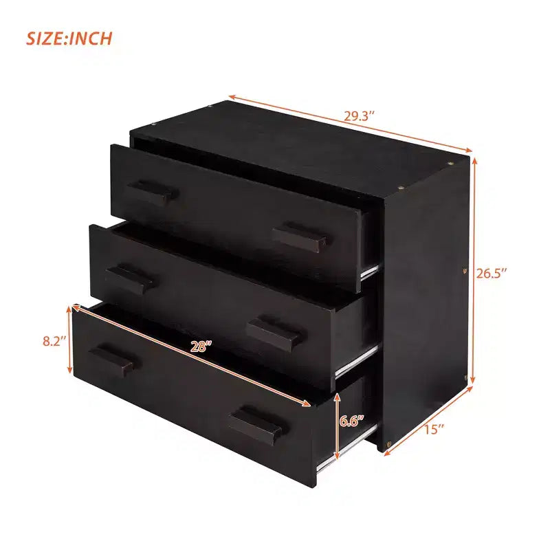 77.4L x 40.5W Modern Design Twin Size Loft Bed with Cabinet and Shelf, Designed for your safety