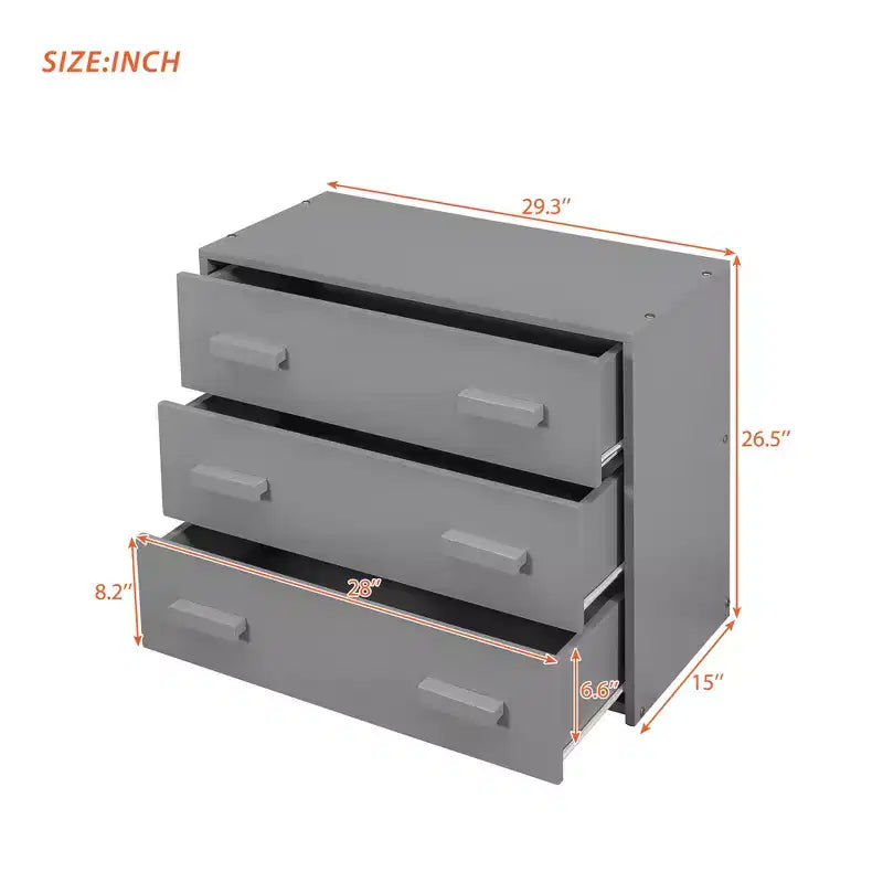 77.4L x 40.5W Modern Design Twin Size Loft Bed with Cabinet and Shelf, Designed for your safety