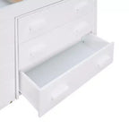77.4L x 40.5W Modern Design Twin Size Loft Bed with Cabinet and Shelf, Designed for your safety
