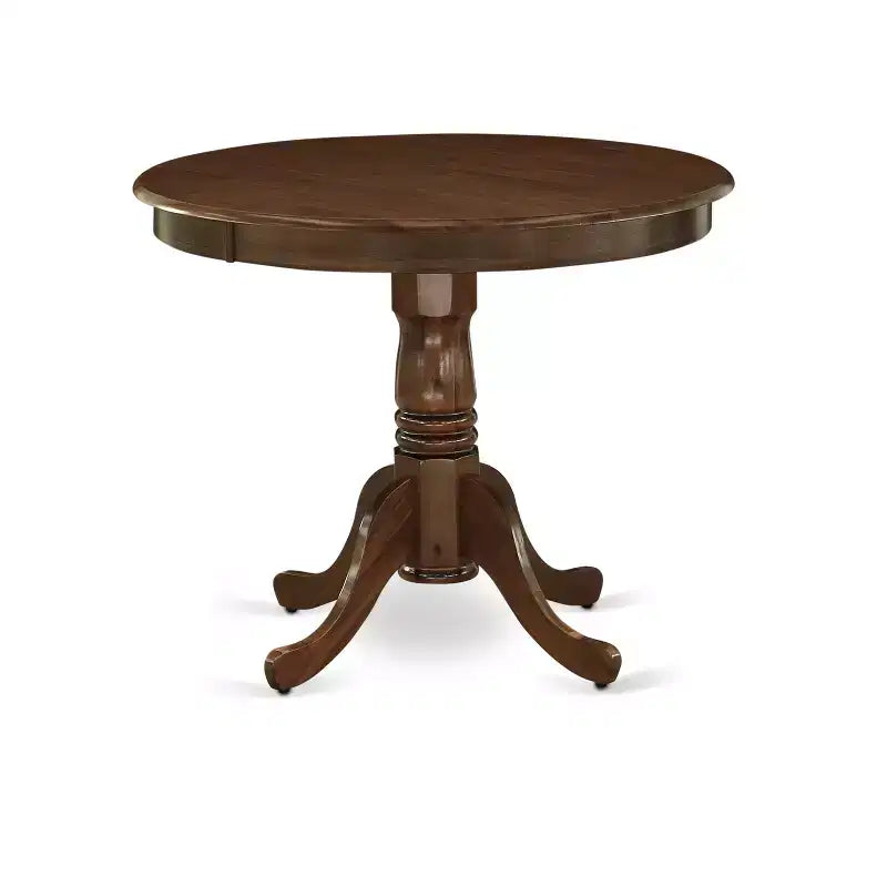 Dining Table Made of Rubber Wood, 36 Inch Round
