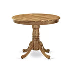 Dining Table Made of Rubber Wood, 36 Inch Round