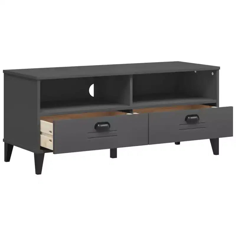TV Stand Storage Media Console Entertainment Center Solid Wood Pine