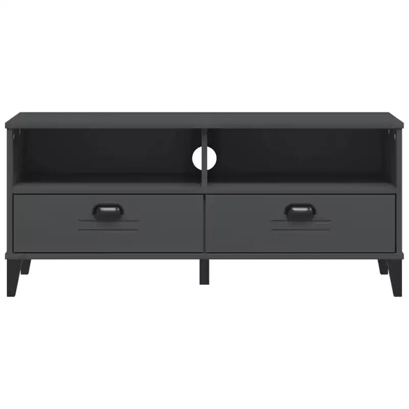 TV Stand Storage Media Console Entertainment Center Solid Wood Pine