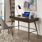 Wood 3-Drawer Writing Desk