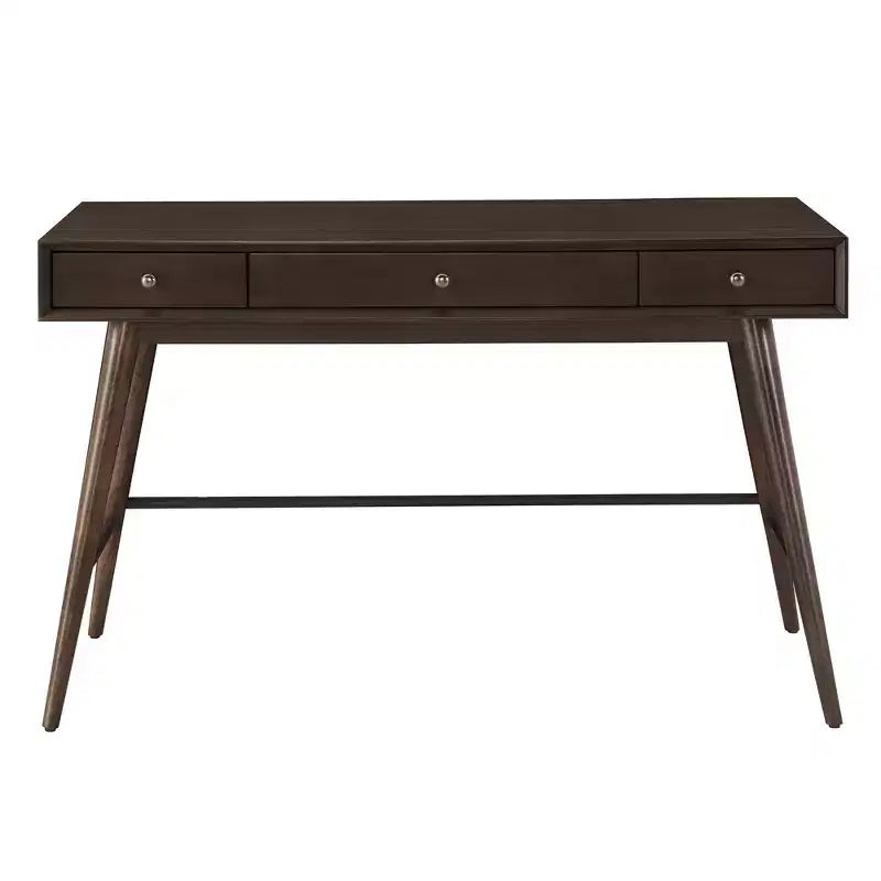 Wood 3-Drawer Writing Desk