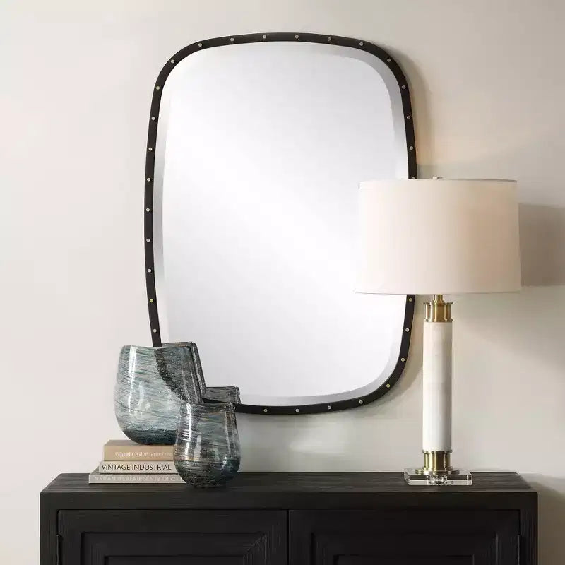Black 26 x 36 Rectangular Wall Mirror