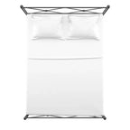 Double X Black Metal Queen Bed