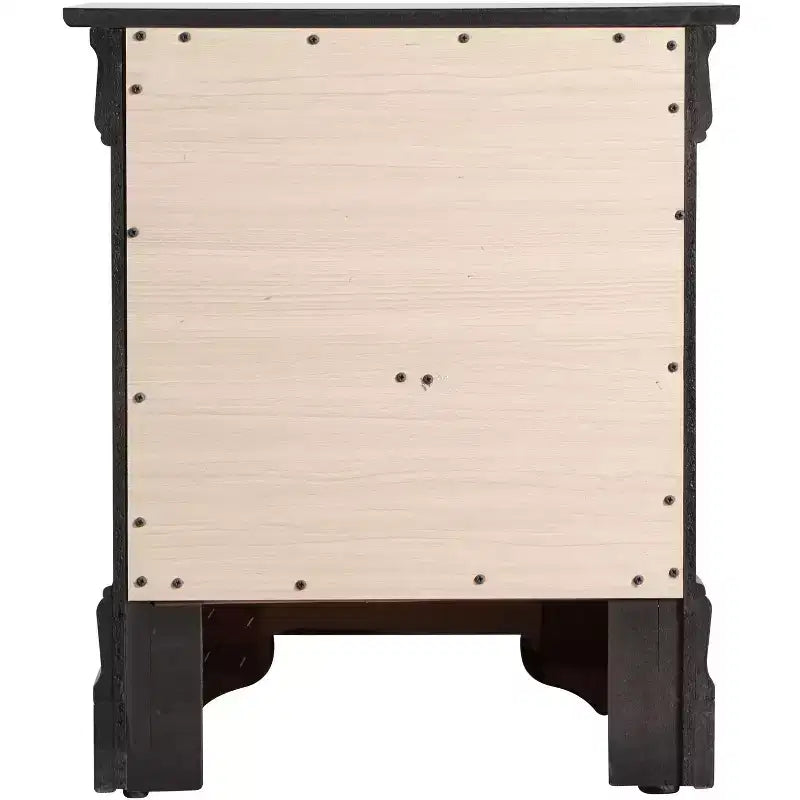 Rectangle Cherry Wood Nightstand For Living Room and Bedroom