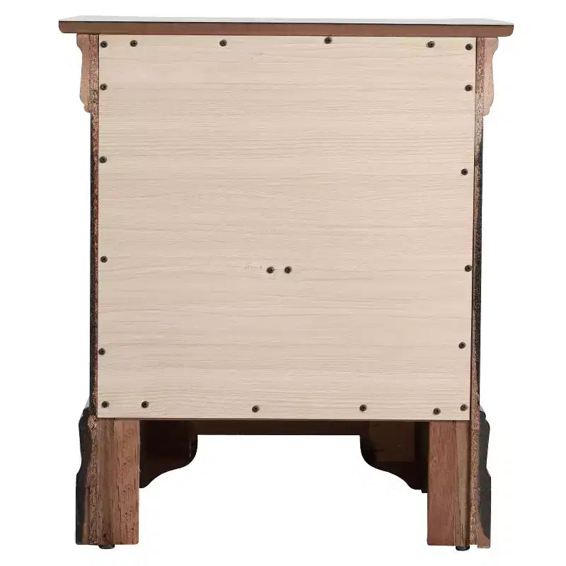 Rectangle Cherry Wood Nightstand For Living Room and Bedroom