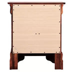 Rectangle Cherry Wood Nightstand For Living Room and Bedroom