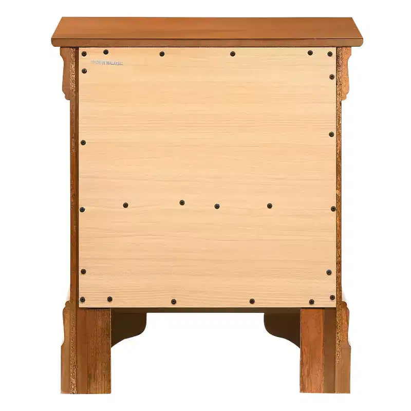 Rectangle Cherry Wood Nightstand For Living Room and Bedroom