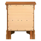 Rectangle Cherry Wood Nightstand For Living Room and Bedroom
