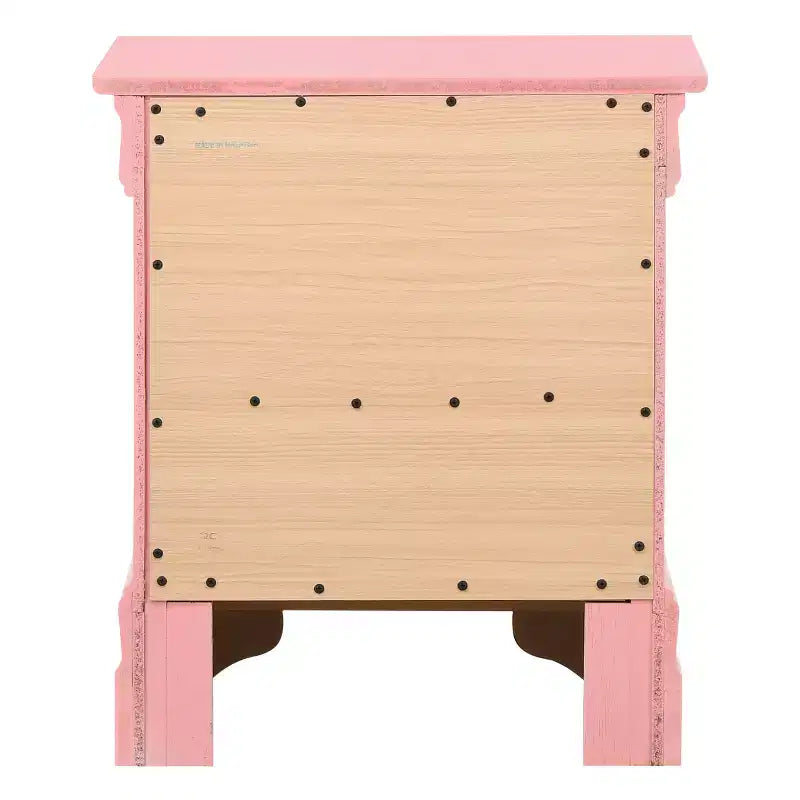 Rectangle Cherry Wood Nightstand For Living Room and Bedroom