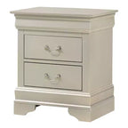 Rectangle Cherry Wood Nightstand For Living Room and Bedroom