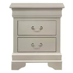 Rectangle Cherry Wood Nightstand For Living Room and Bedroom