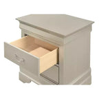 Rectangle Cherry Wood Nightstand For Living Room and Bedroom