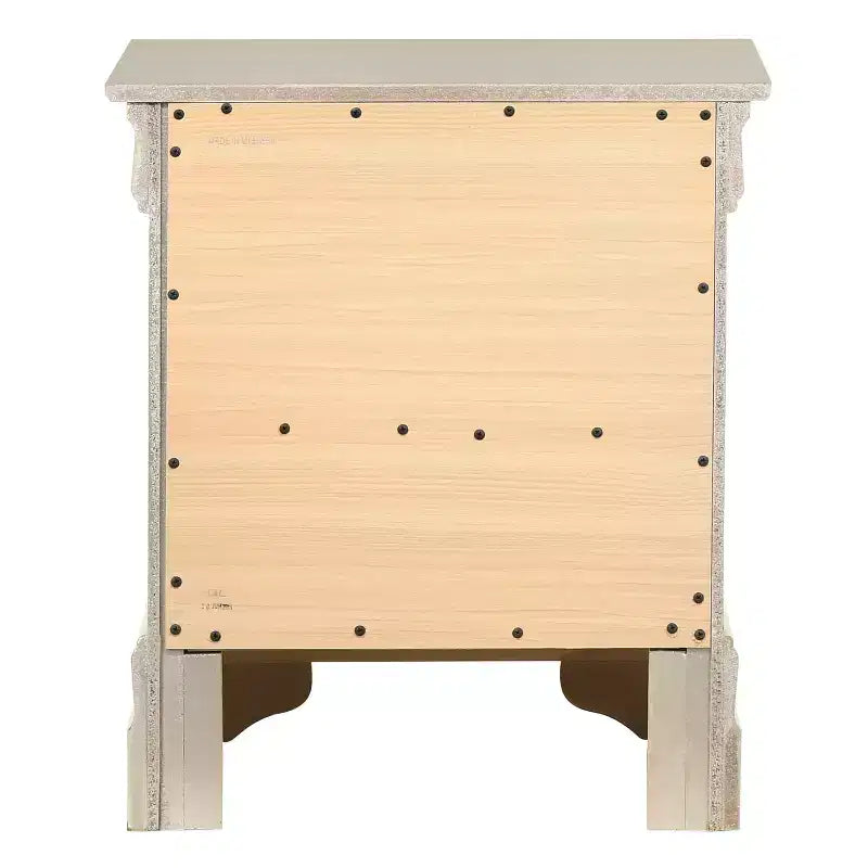Rectangle Cherry Wood Nightstand For Living Room and Bedroom
