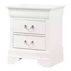 Rectangle Cherry Wood Nightstand For Living Room and Bedroom