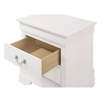 Rectangle Cherry Wood Nightstand For Living Room and Bedroom