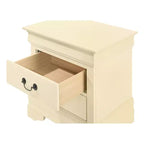 Rectangle Cherry Wood Nightstand For Living Room and Bedroom
