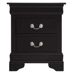 Rectangle Cherry Wood Nightstand For Living Room and Bedroom