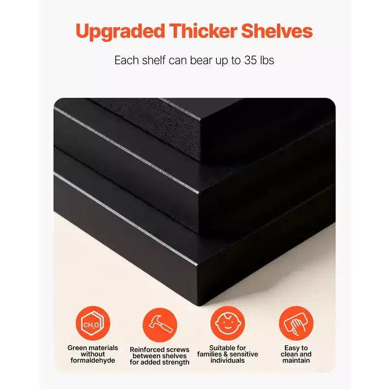7 Tiers Rotating Shoe Rack Tower, 360 Spinning Shoe Rack, Revolving Storage Round Carousel Display, Freestanding Lazy Susan Organizer Display, Black